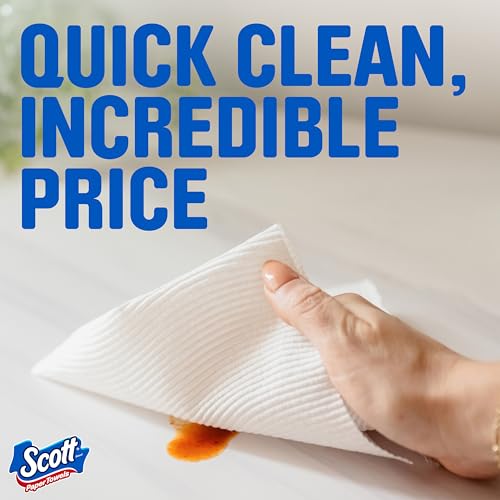 Scott Paper Towels, Choose-A-Sheet, 12 Double Rolls