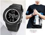 Fashion OHSEN Hombre Male Digital Watches 5ATM Dive Man Men Sports Black Wristwatches Hand Clocks Man Watch Reloj Masculino