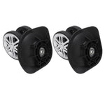1 Pair Luggage Swivel Wheels Suitcase Swivel Casters Repalcement Mute Double Row Wheels Suitcase Casters Plastic Swivel Wheel