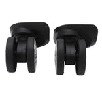 1 Pair Luggage Swivel Wheels Suitcase Swivel Casters Repalcement Mute Double Row Wheels Suitcase Casters Plastic Swivel Wheel