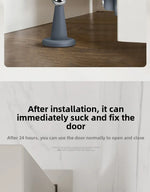 Silicone No-Drill Door Stopper Anti-Collision Strong Suction Floor Stopper for Bedroom Room Wall Protection Home Use