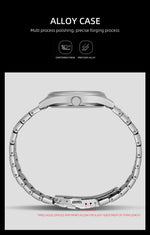 TPW 2026 Luminous 38mm Women's Field Watch - Easy Read Display with Stainless Steel Strap 24hr Time Date Day Quartz Movement