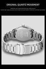 TPW 2026 Luminous 38mm Women's Field Watch - Easy Read Display with Stainless Steel Strap 24hr Time Date Day Quartz Movement