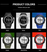 Fashion OHSEN Hombre Male Digital Watches 5ATM Dive Man Men Sports Black Wristwatches Hand Clocks Man Watch Reloj Masculino
