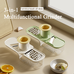 Mini 3in1 Garlic Ginger Grinder Kitchen Gadget Garlic Grinder Manual Garlic Press Kitchen Tools for Crushing Spices Herbs Garlic
