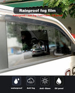 2pcs Universal Anti-Fog Anti-glare Rainproof Car Tuning Rearview Mirror Trim Film Cover Exterior Parts Car Glass Accessories