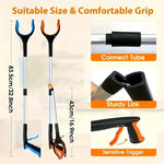 Foldable Gripper Extender Hand Tools Portable Garbage Grabber Pick Up Tools Household Cleaning Sanitation Tongs Sanitation Tools