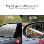 2pcs Universal Anti-Fog Anti-glare Rainproof Car Tuning Rearview Mirror Trim Film Cover Exterior Parts Car Glass Accessories