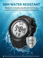 Fashion OHSEN Hombre Male Digital Watches 5ATM Dive Man Men Sports Black Wristwatches Hand Clocks Man Watch Reloj Masculino