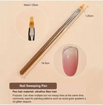 9PCS Nail Brush Liner DIY Painting Pen Manicure Acrylic Drawing Brush for Nail Art Design Nails Tip Display Painting Tool