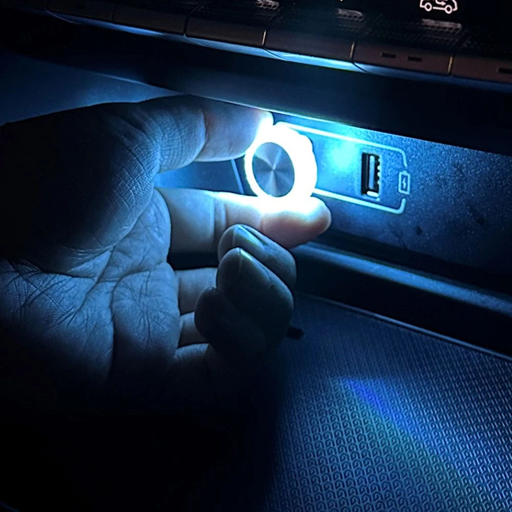 Portable Car USB Ambient Light Mini LED Decorative Atmosphere Lamps For Auto Interior Environment Light Computer Light Plug Play