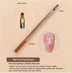 9PCS Nail Brush Liner DIY Painting Pen Manicure Acrylic Drawing Brush for Nail Art Design Nails Tip Display Painting Tool