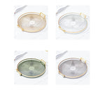 Round Storage Tray Home Living Room Coffee Table Tea Cup Storage Plate Acrylic Tray Aromatherapy Organizer Tray Home Decor