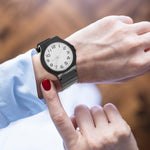 Wrist Watch Waterproof Quartz Movement Lovely Fun Design Teaching Clock for Students Comfortable PU Strap