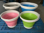 3L Collapsible Bucket Portable Folding Water Bucket Car Washing Fishing Bucket Household Plastic Travel Outdoor Camping Bucket