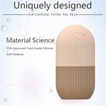 1pc Silicone Face Ice Cube Mold for Beauty and Skin Care Silicone Face Ice Roller