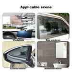 2pcs Universal Anti-Fog Anti-glare Rainproof Car Tuning Rearview Mirror Trim Film Cover Exterior Parts Car Glass Accessories
