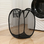 Collapsible Pop-up Mesh Laundry Basket Portable Clothes Hamper for Easy Washing and Storage of Dirty Clothes Socks Toys Sundries