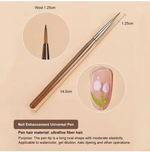 9PCS Nail Brush Liner DIY Painting Pen Manicure Acrylic Drawing Brush for Nail Art Design Nails Tip Display Painting Tool